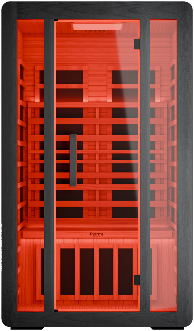 Thermi Core infrared sauna, front view